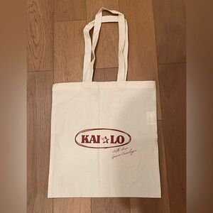 Kai Lo by Gavin Casalegno Cream Tote Bag